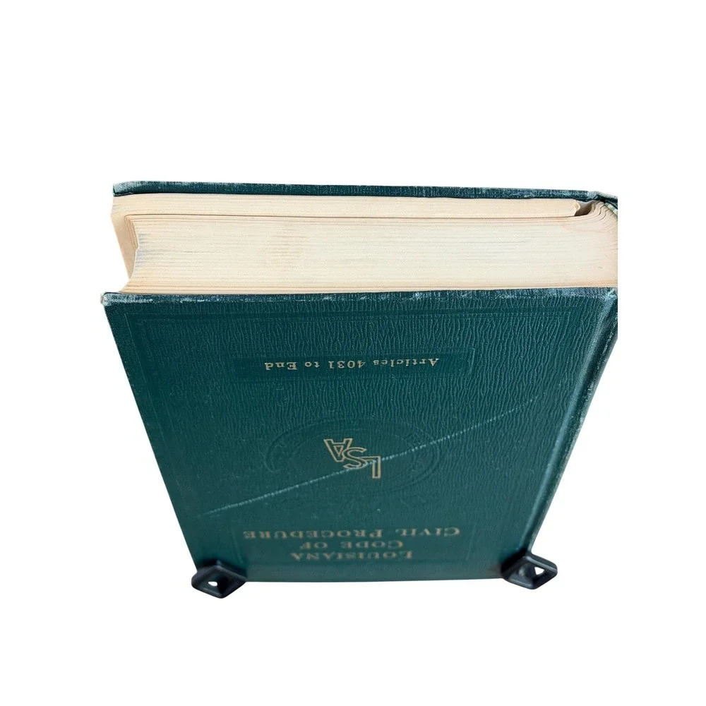 West's Louisiana Code of Civil Procedure Vol 9 Articles 4031-End Hardcover Book